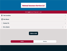 Tablet Screenshot of nationalinsurancesrv.com